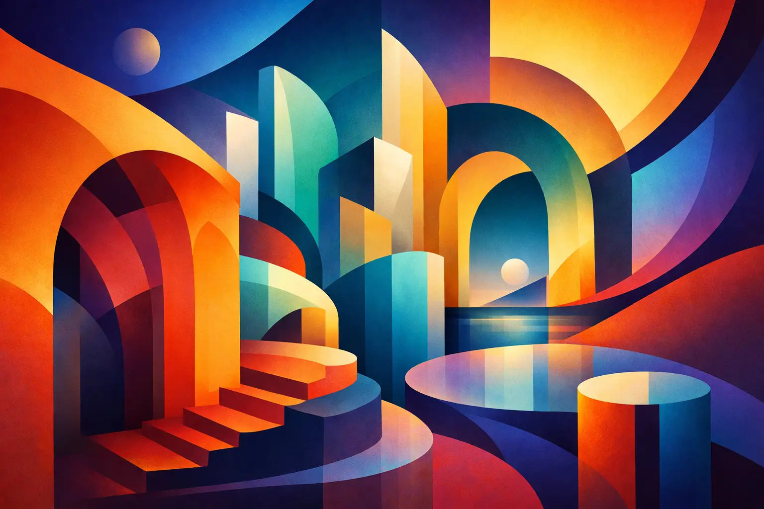 RéMôi Architecture Inspired Abstract Art That Holds Space