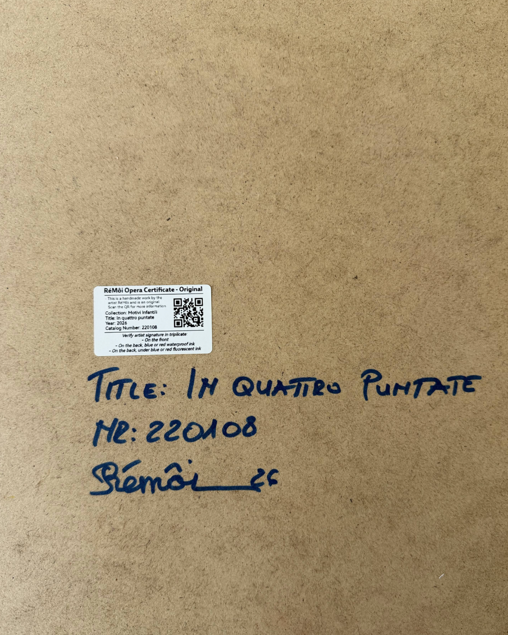 In quattro puntate